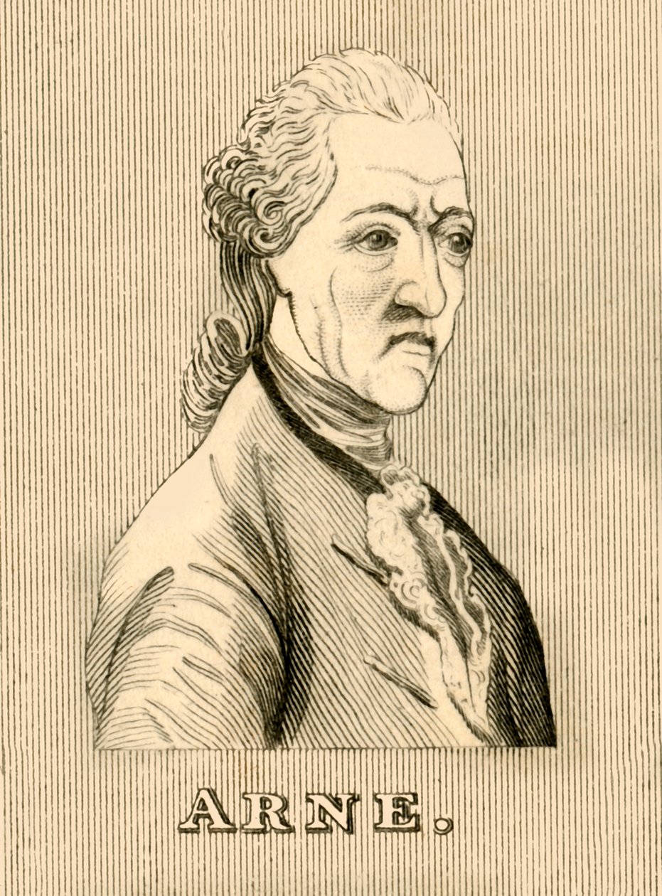 Arne, 1710-1778, 1830. tekijältä Unbekannt