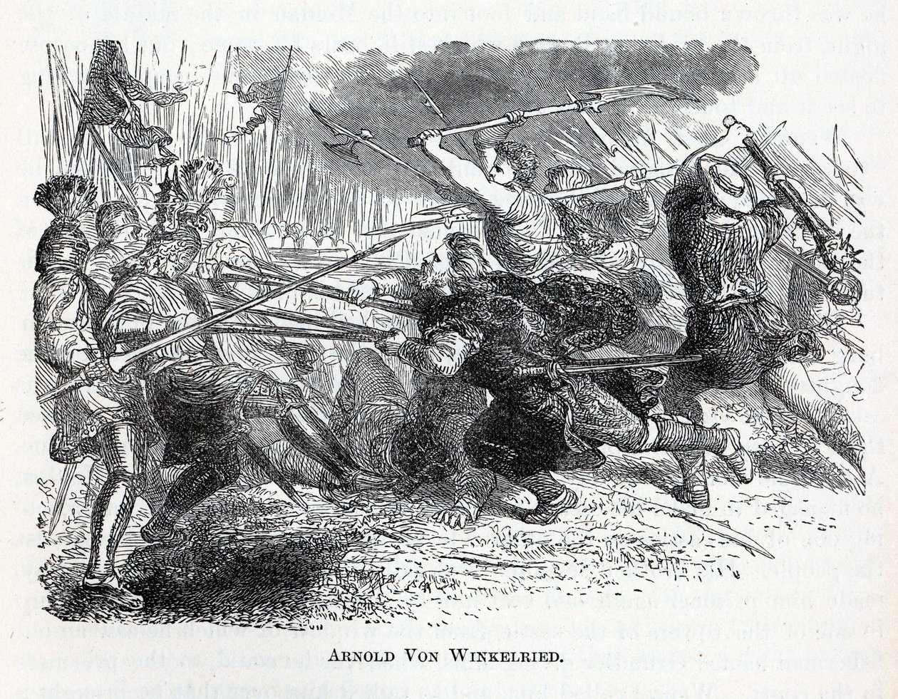 Arnold von Winkelried, 1882 tekijältä Unbekannt