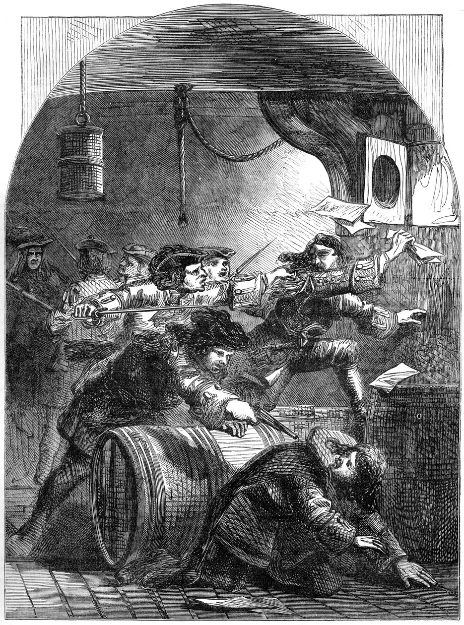 Jaakobiittien pidätys, 1800-luku tekijältä Unbekannt