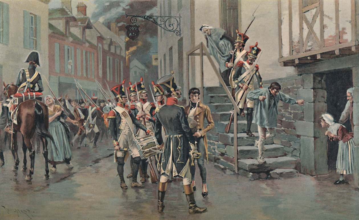 Arresting Deserters, 1896 tekijältä Unbekannt