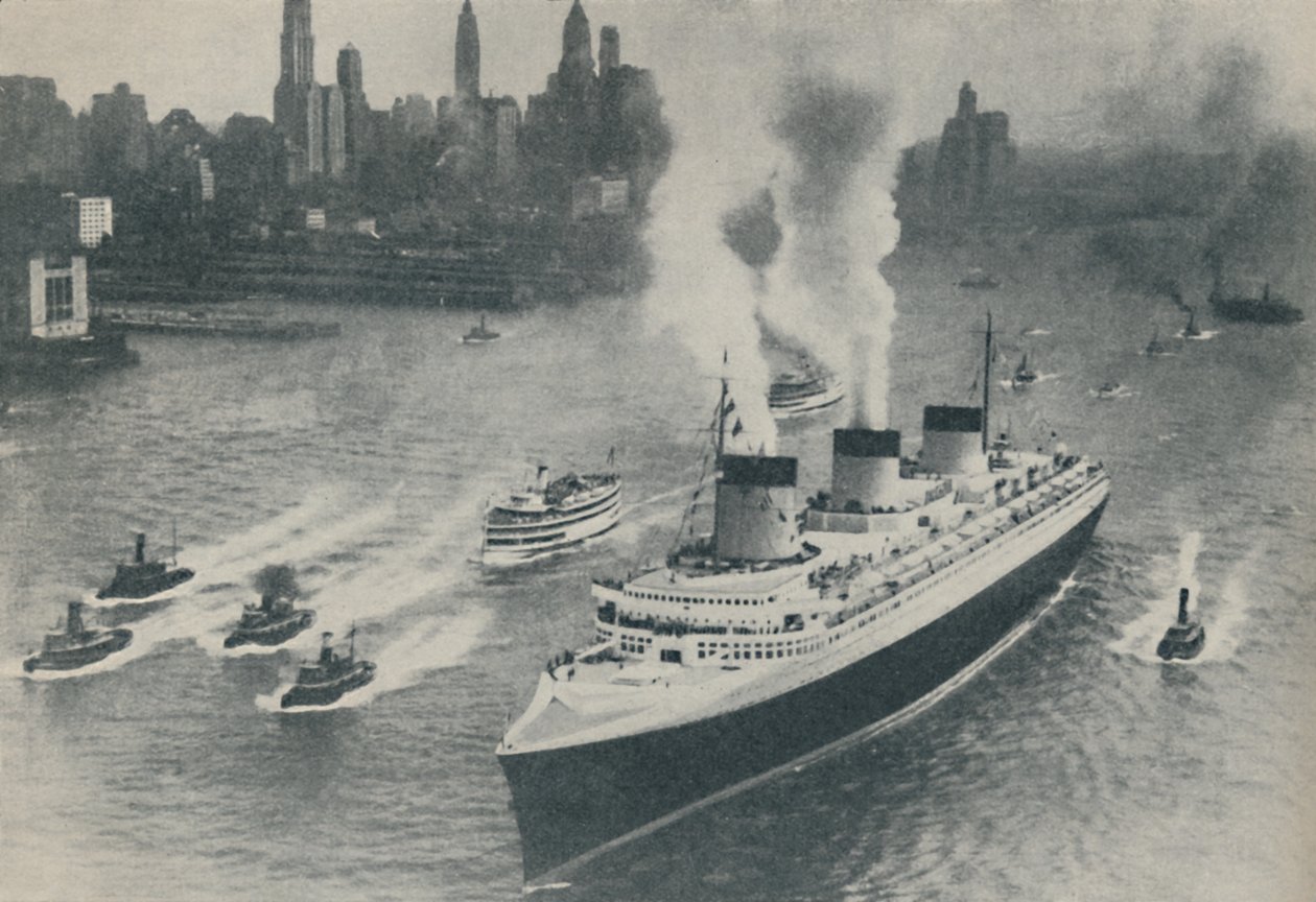 Saapuminen Normandian New Yorkiin, 1936 tekijältä Unbekannt