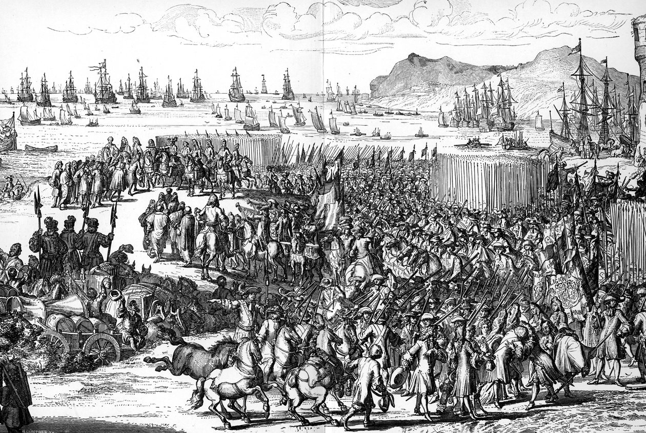 William of Orange saapui Englantiin, 5. marraskuuta 1688, 1903 tekijältä Unbekannt