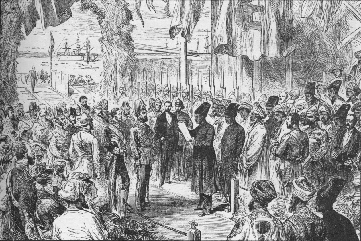 Walesin prinssin saapuminen Bombayyn, Intiaan, 8. marraskuuta 1875 1908 tekijältä Unbekannt