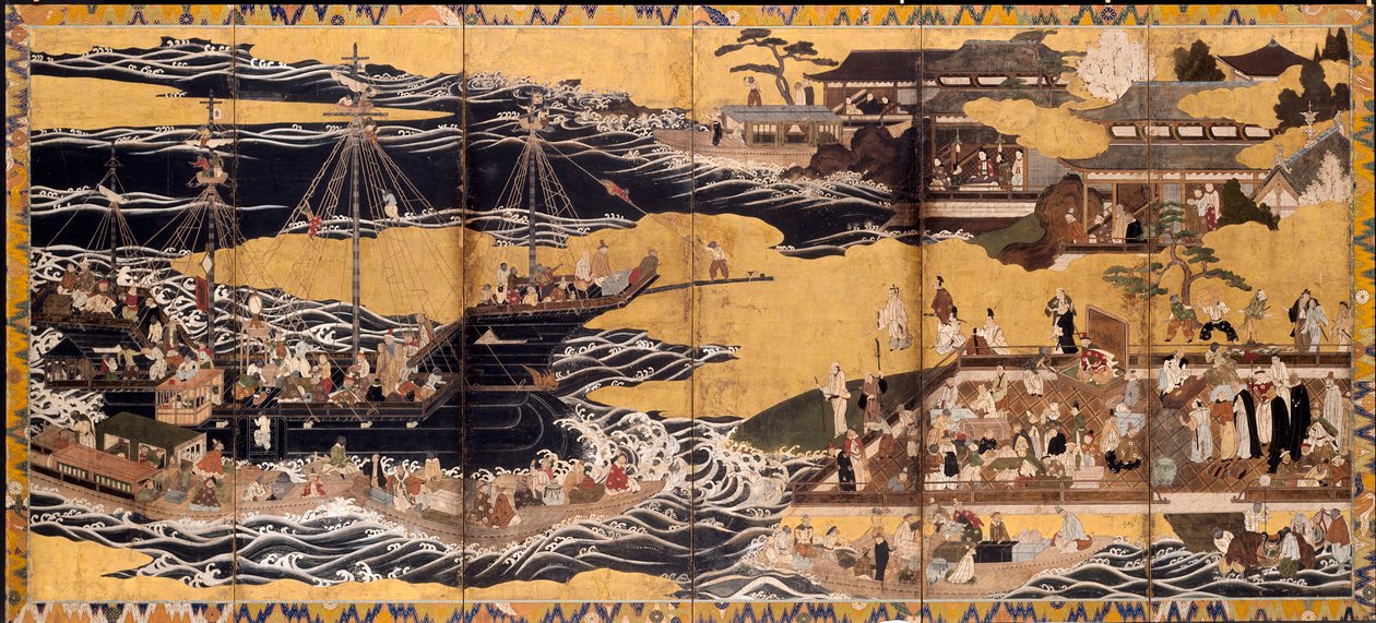 Eteläbarbaarien saapuminen, n. 1600. tekijältä Unbekannt