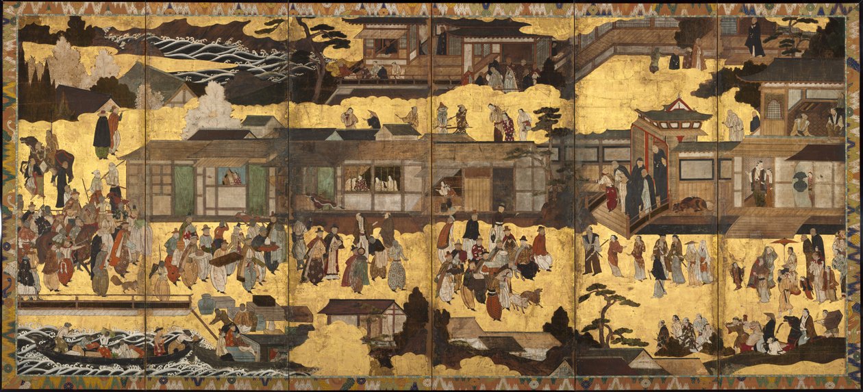 Eteläbarbaarien saapuminen, n. 1600. tekijältä Unbekannt