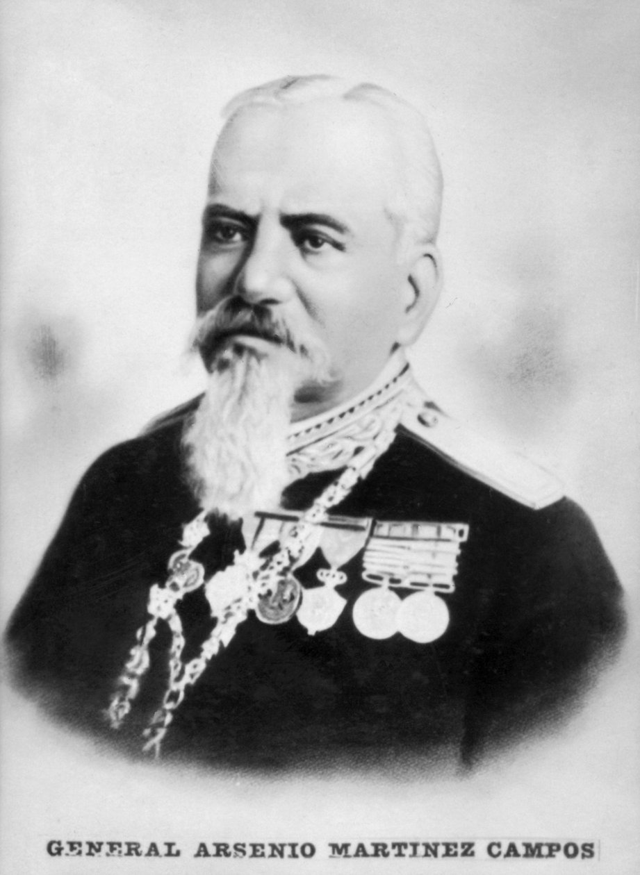 Arsenio Martinez Campos, syntynyt 1821, c1910 tekijältä Unbekannt