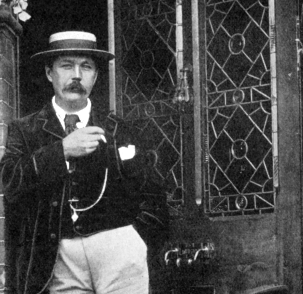Arthur Conan Doyle, skotlantilainen kirjailija, 1900 tekijältä Unbekannt