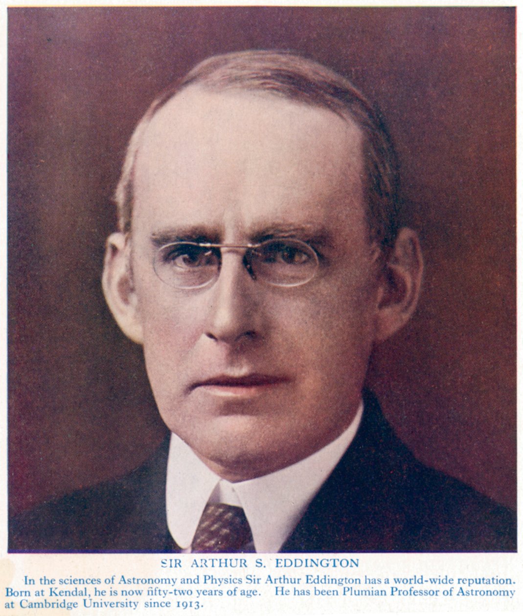 Arthur Stanley Eddington 1882-1944, brittiläinen tähtitieteilijä ja fyysikko, c1934 tekijältä Unbekannt