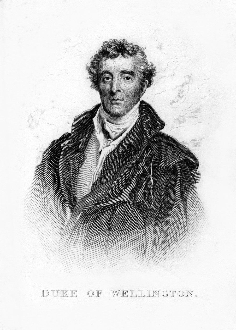 Arthur Wellesley, Wellingtonin ensimmäinen herttua, brittiläinen sotilas ja valtiomies, 1800-luku tekijältä Unbekannt