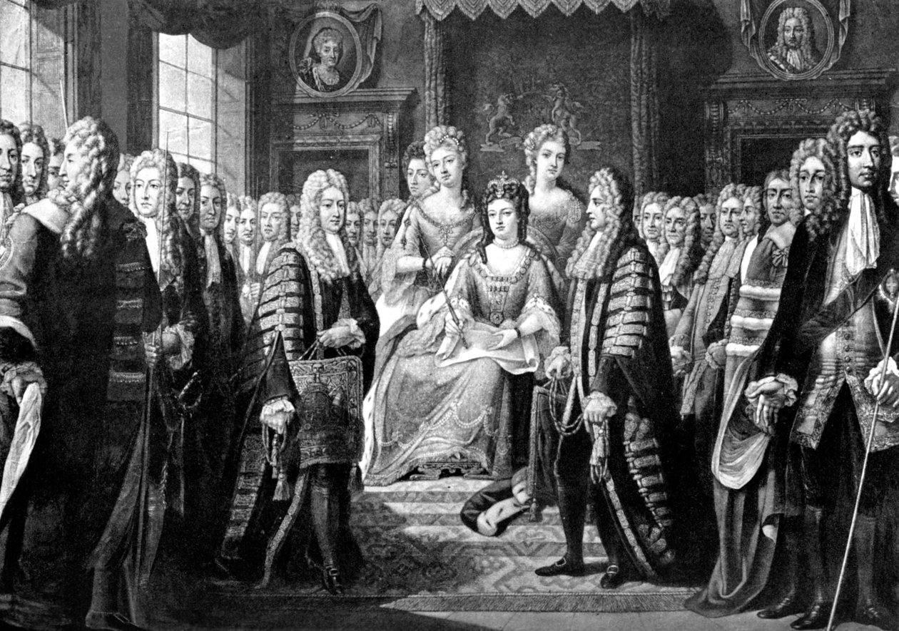 Komissaarien kuningatar Annelle esittämät liitot, 1706 tekijältä Unbekannt