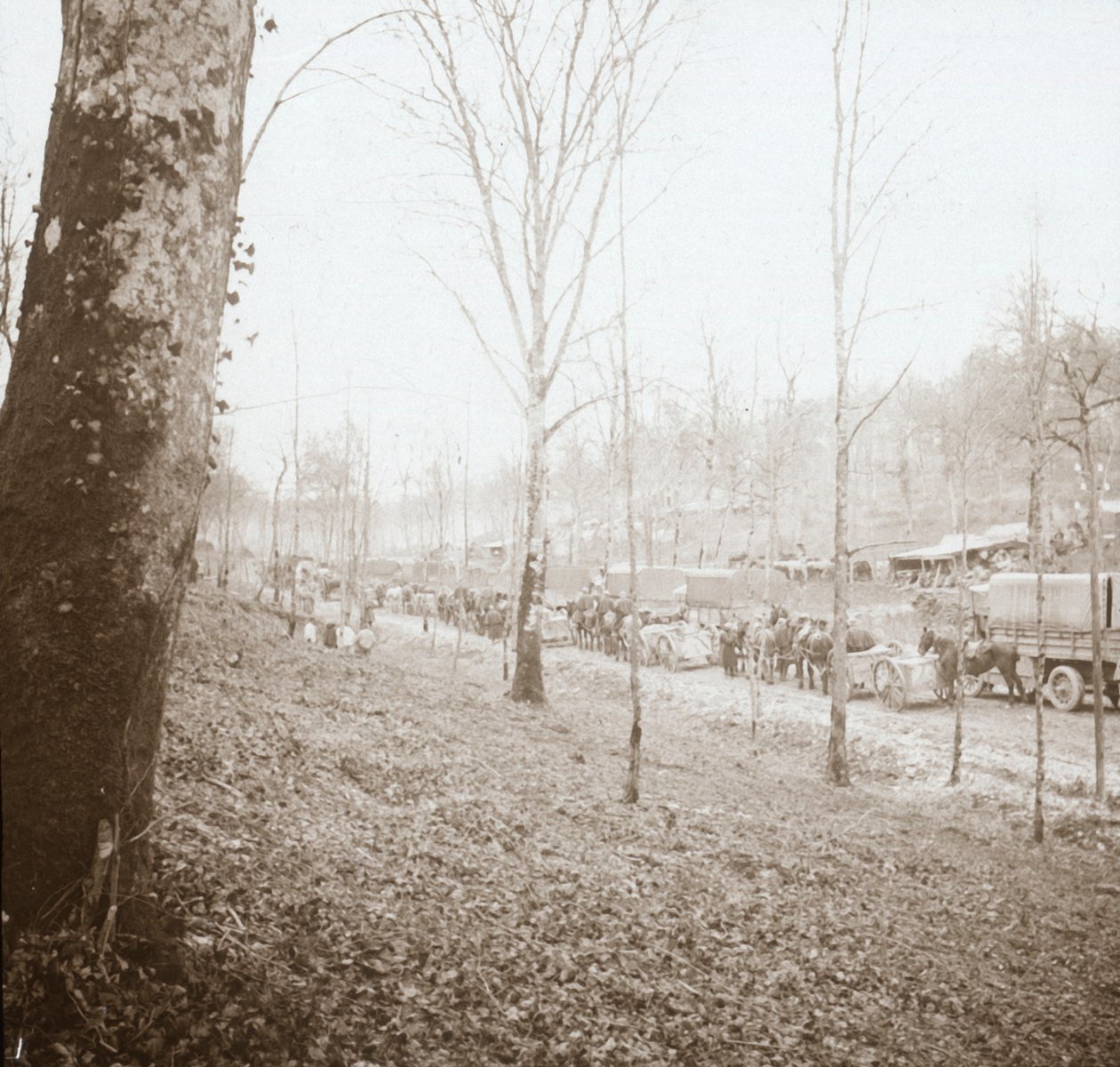 Tykistö, Somme, Pohjois-Ranska, c1914-c1918 tekijältä Unbekannt