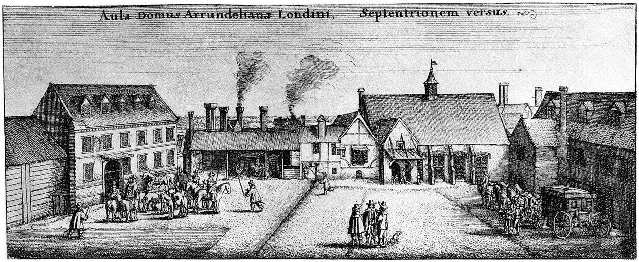 Arundel-talo, Strand, 1600-luku, 1908 tekijältä Unbekannt