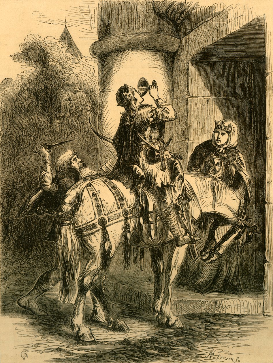 Edward marttyyrin salamurha, n. 1890. tekijältä Unbekannt