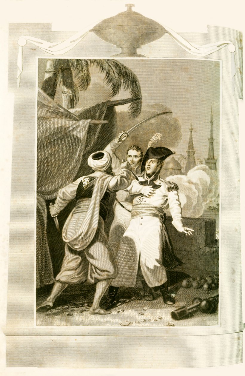 Kenraali Kleberin salamurha Egyptissä, 1800, 1816. tekijältä Unbekannt