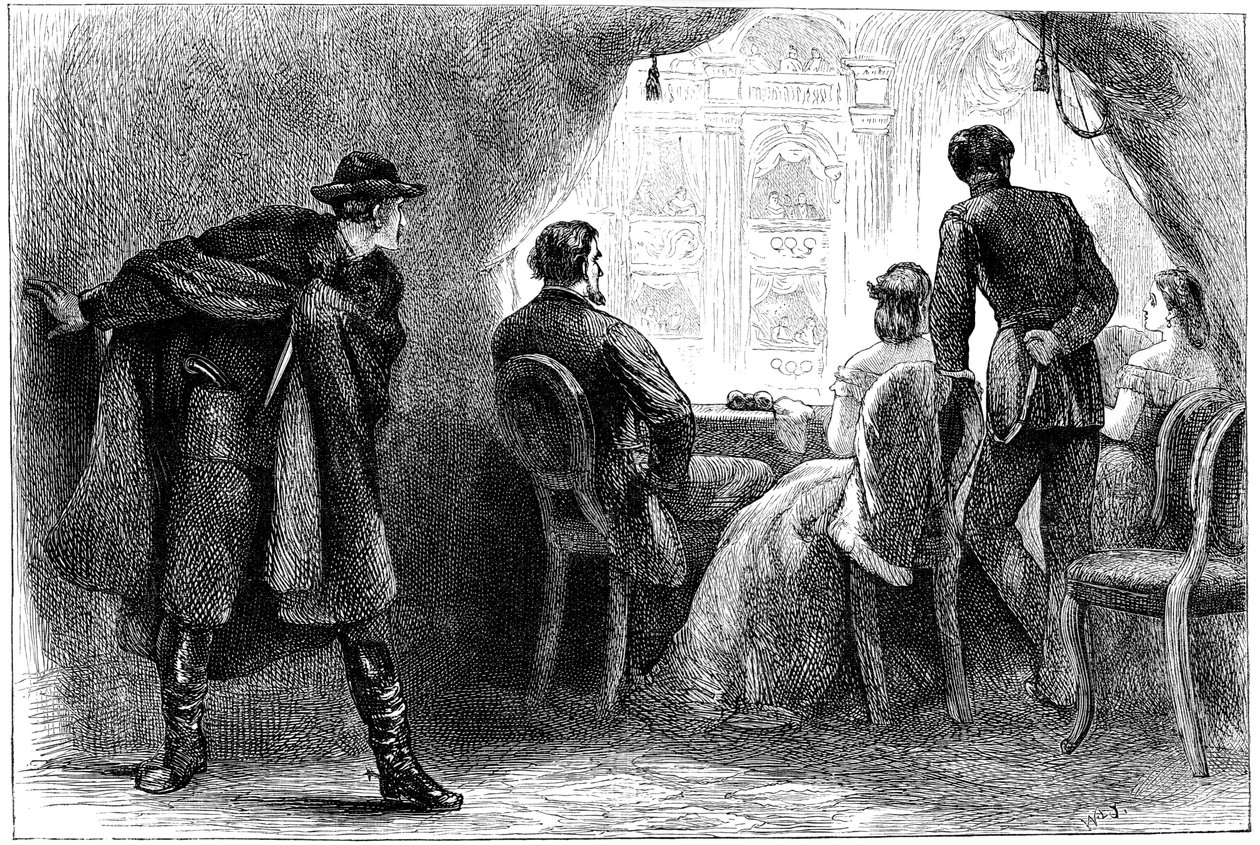 Presidentti Lincolnin salamurha, Washington DC, 1865 c1880 tekijältä Unbekannt