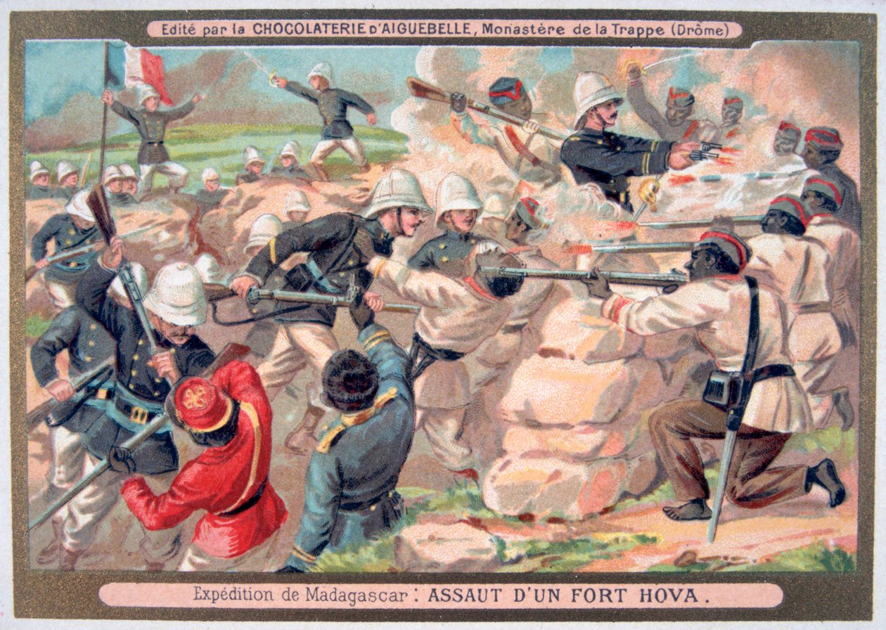 Hyökkäys Hovan linnoitukseen, Madagaskarilla, 1883-1896 tekijältä Unbekannt