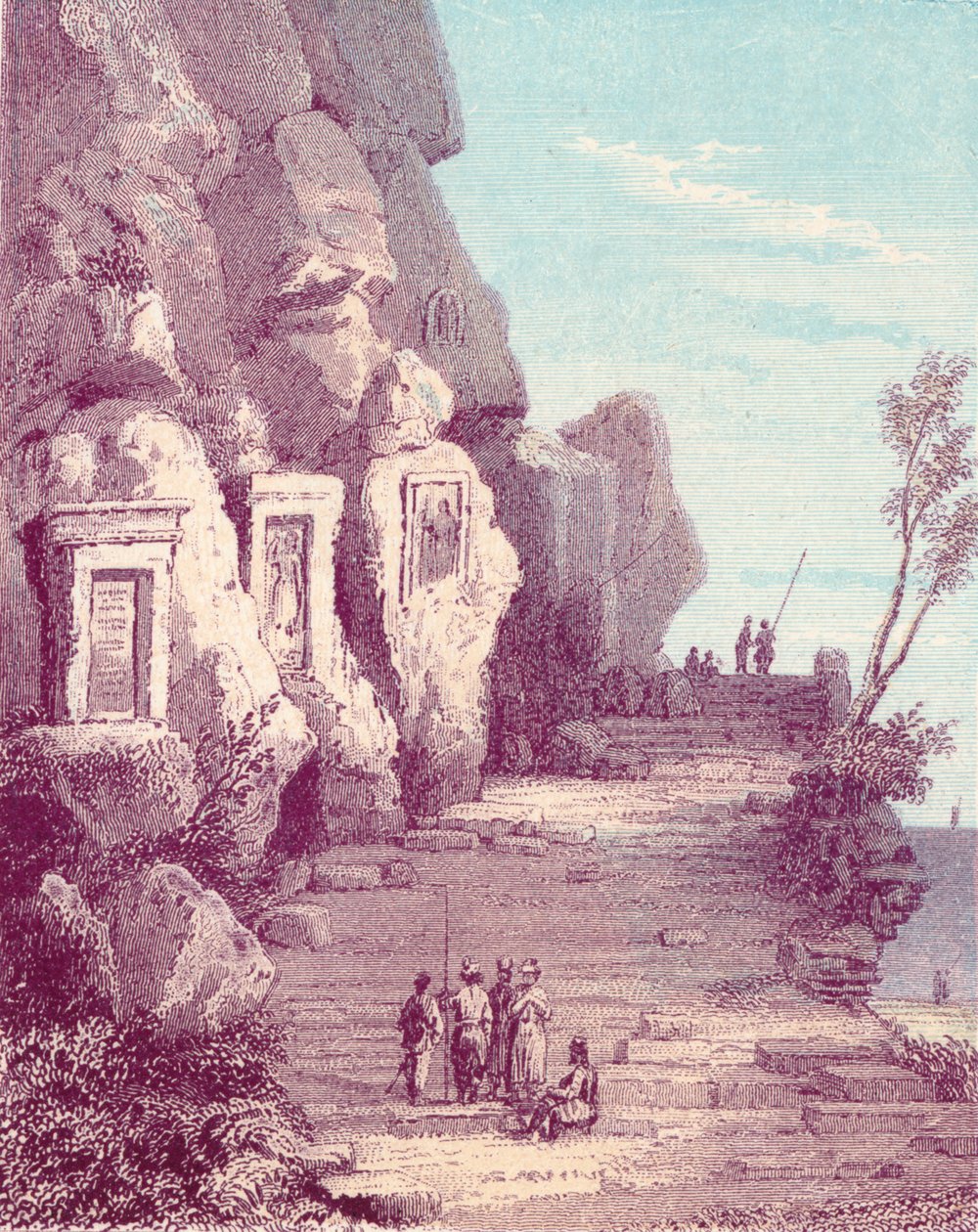 Assyrialainen veistos Nahr El Kelb tai Dog River, 1800-luvulla. tekijältä Unbekannt