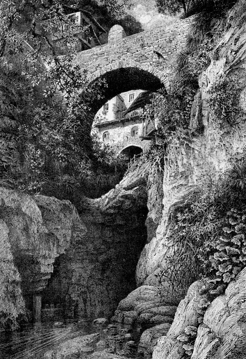 St Gingolphissa, Savoiassa, 1900 tekijältä Unbekannt