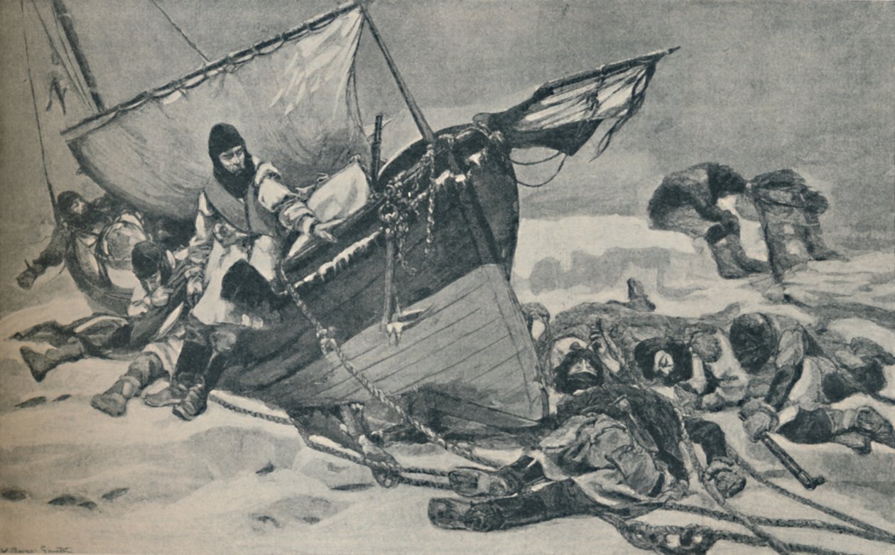Lopussa, c1845, 1936 tekijältä Unbekannt