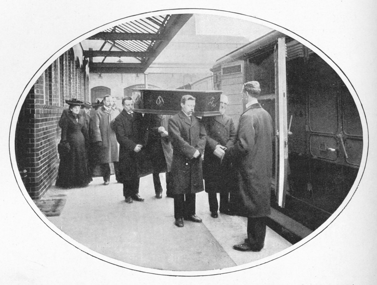 Necropolis Companysin asemalla, Westminster Bridge Road, Lontoo, c1900 1903 tekijältä Unbekannt