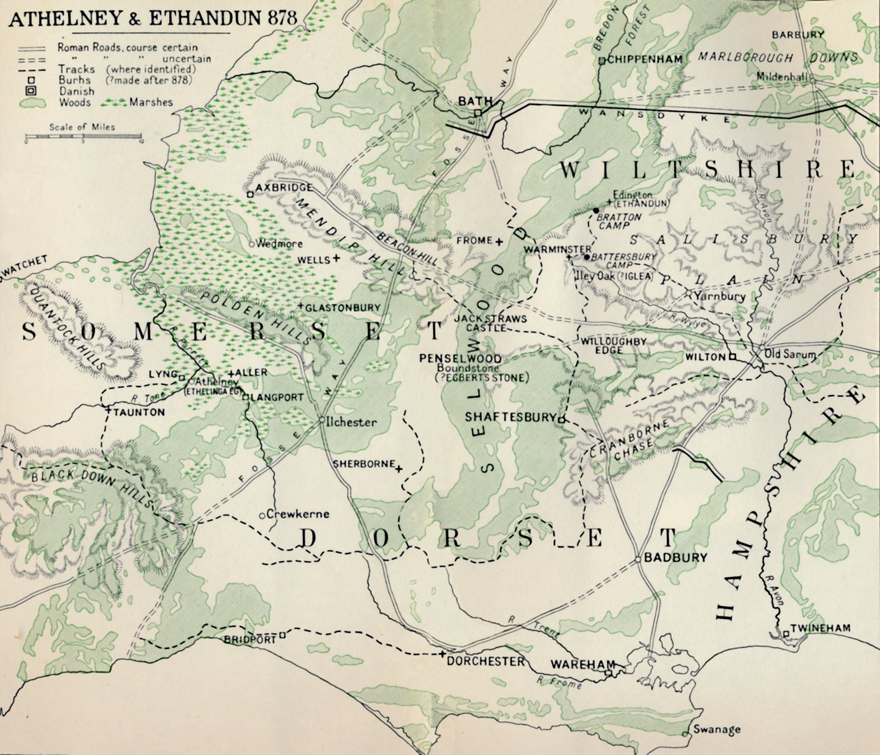 Athelney & Ethandun 878, 1935 tekijältä Unbekannt