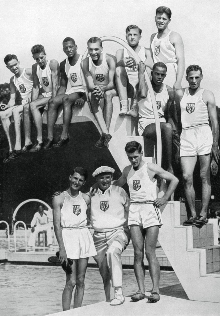 Urheilijat Yhdysvaltain olympiakisoissa, 1932, 1936 tekijältä Unbekannt