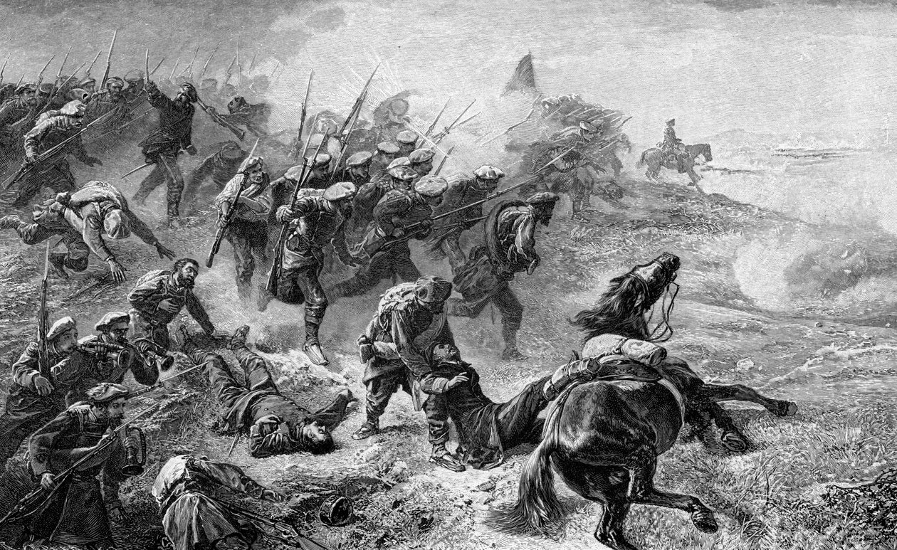 Baskikarlistien hyökkäys kapinan aikana 1872-1876, 1902 tekijältä Unbekannt