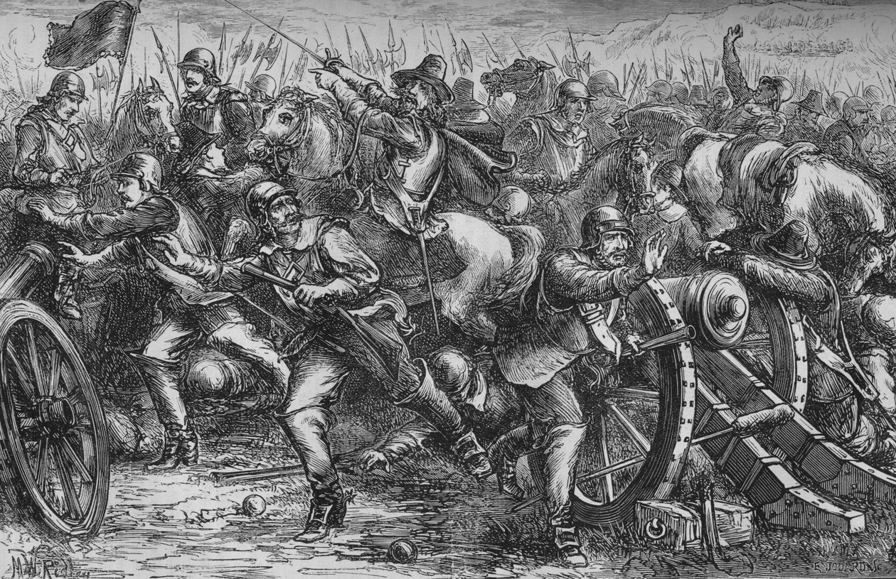 Hyökkäys Leithiä vastaan, c1560, c1880 tekijältä Unbekannt