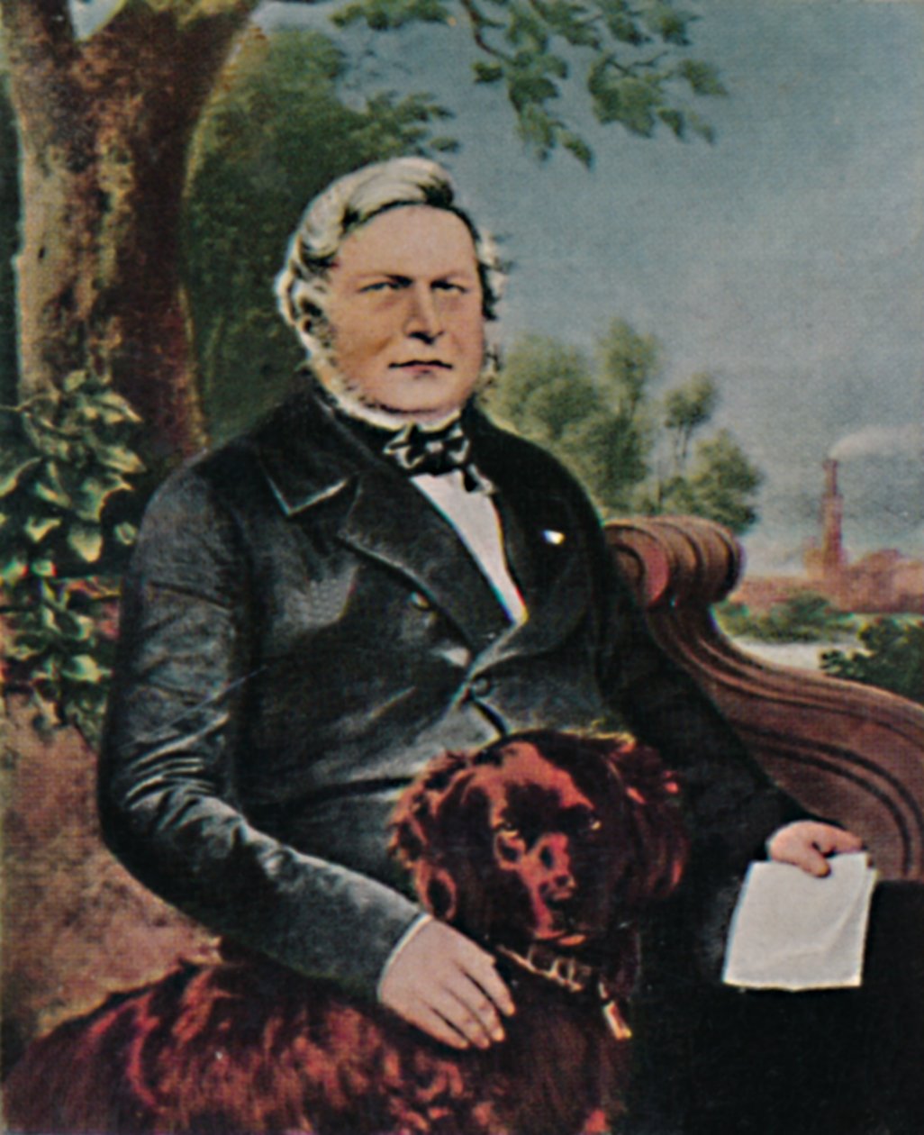 Elokuu Borsig 1804-1854. - Krugerin maalaus, 1934. tekijältä Unbekannt