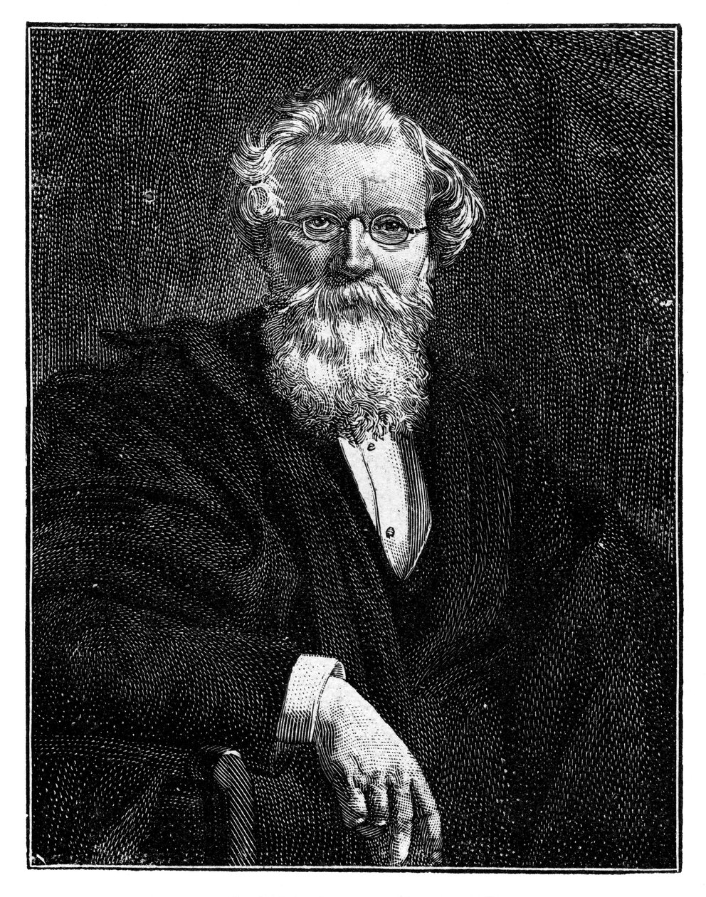 August Wilhelm von Hofmann, 1800-luvun saksalainen orgaaninen kemisti, 1900 tekijältä Unbekannt