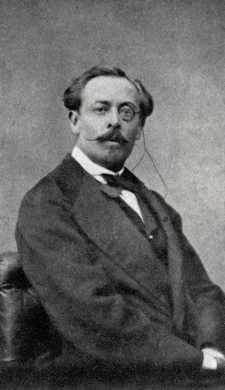 Aurelien Scholl, ranskalainen kirjailija ja toimittaja, 1868 tekijältä Unbekannt