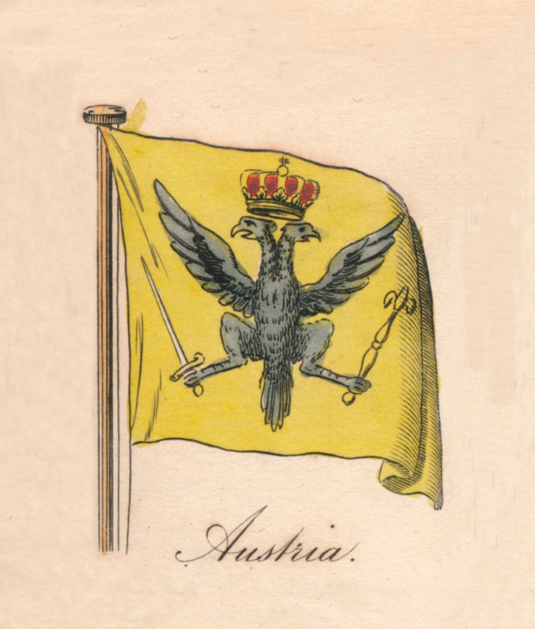 Itävalta, 1838 tekijältä Unbekannt