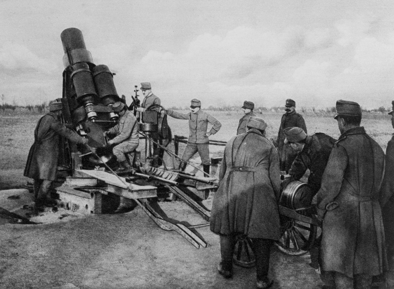 Itävaltalainen kranaatinheitin, ensimmäinen maailmansota, 1915 tekijältä Unbekannt