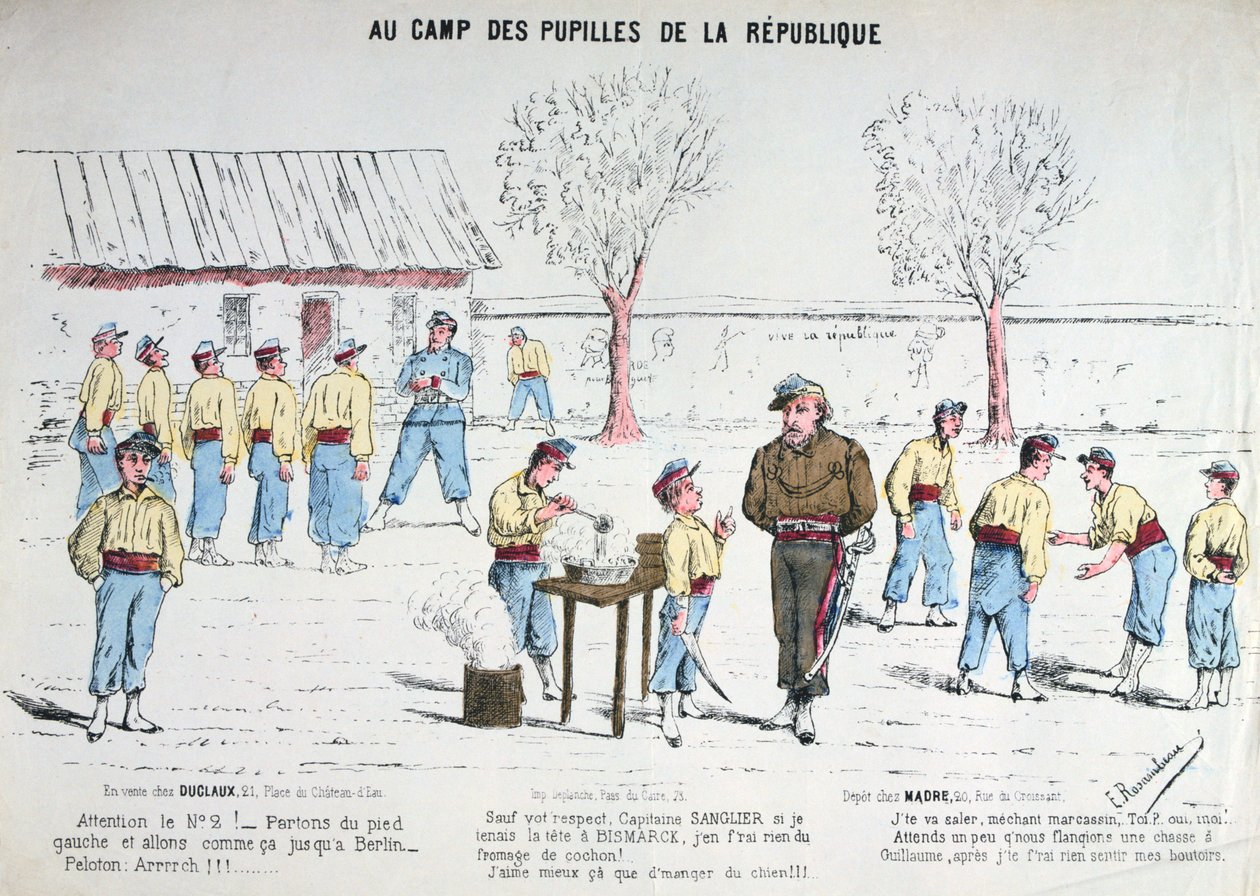 Tasavallan oppilasleirillä 1871. tekijältä Unbekannt