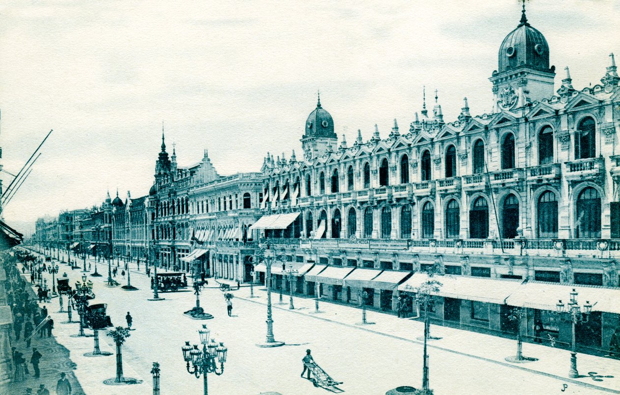 Avenida Central, Rio de Janeiro, Brasilia, 1900-luku tekijältä Unbekannt