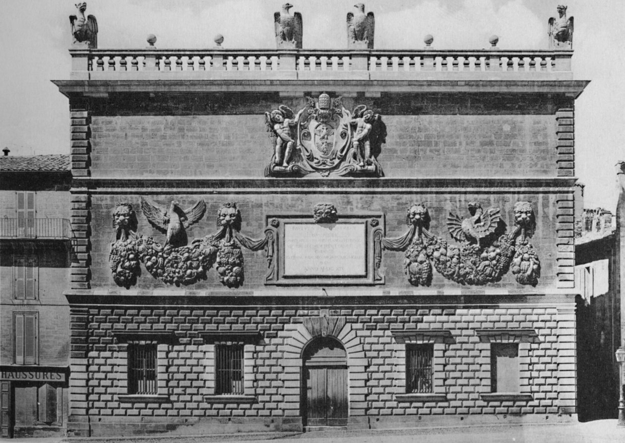 Avignon - Rahapajan vanha hotelli, vuodelta 1925 tekijältä Unbekannt