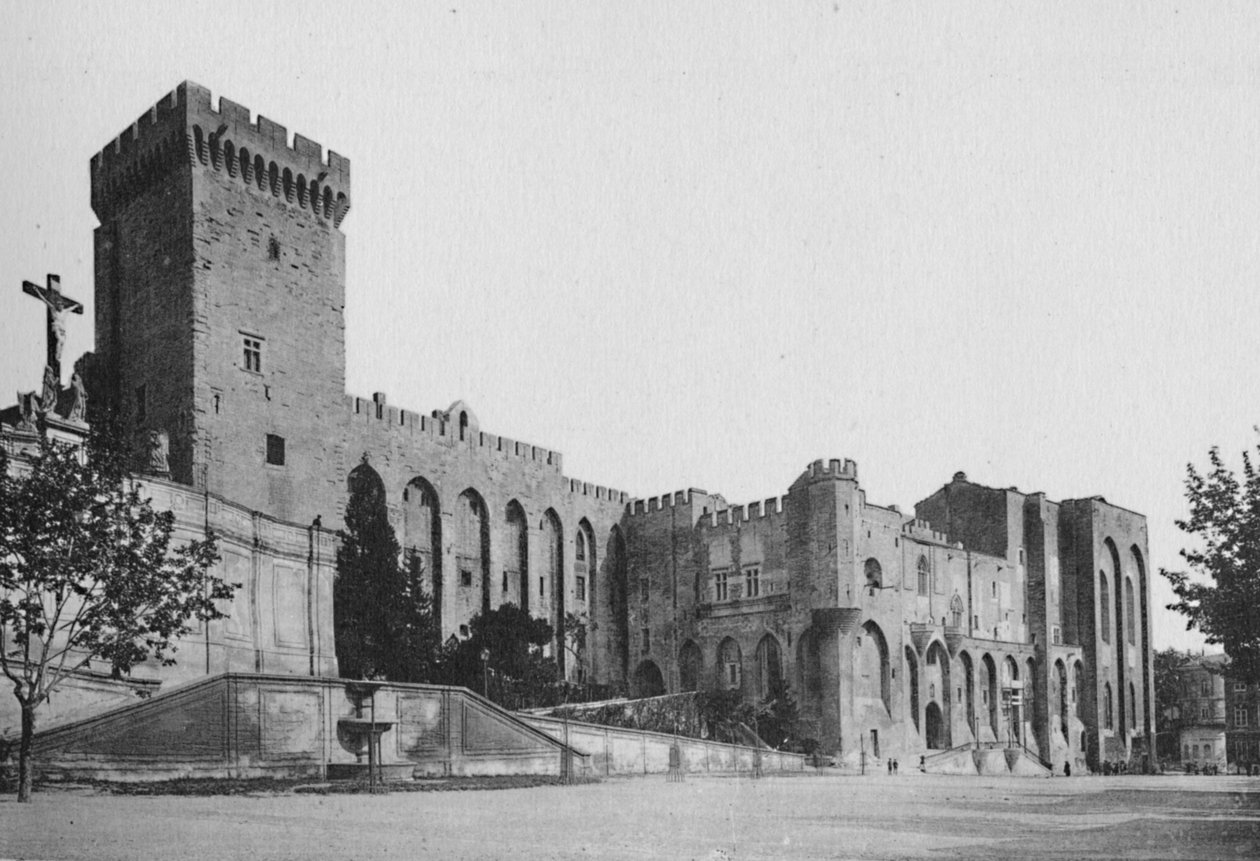 Avignon - Paavin palatsi, v1925 tekijältä Unbekannt