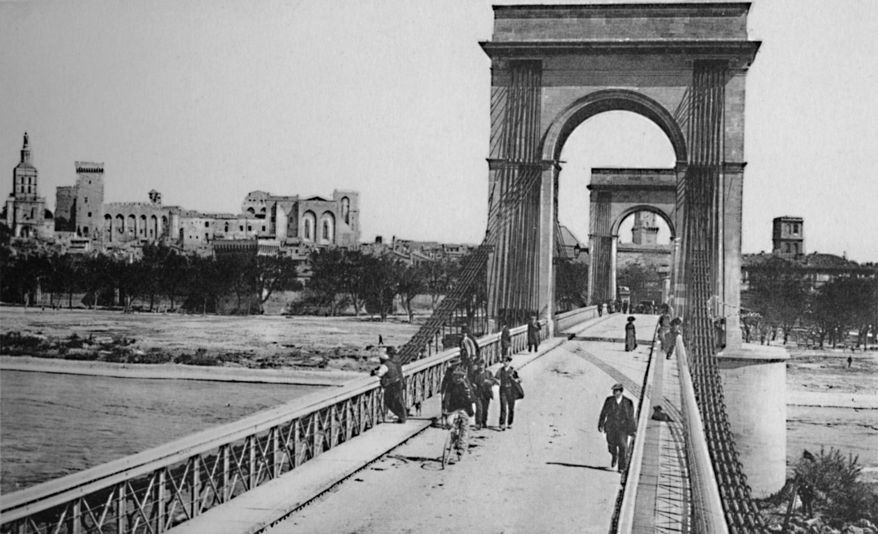Avignon - riippusilta, 1925 tekijältä Unbekannt