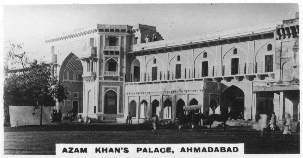 Azam Khansin palatsi, Ahmedabad, Intia, 1925 tekijältä Unbekannt