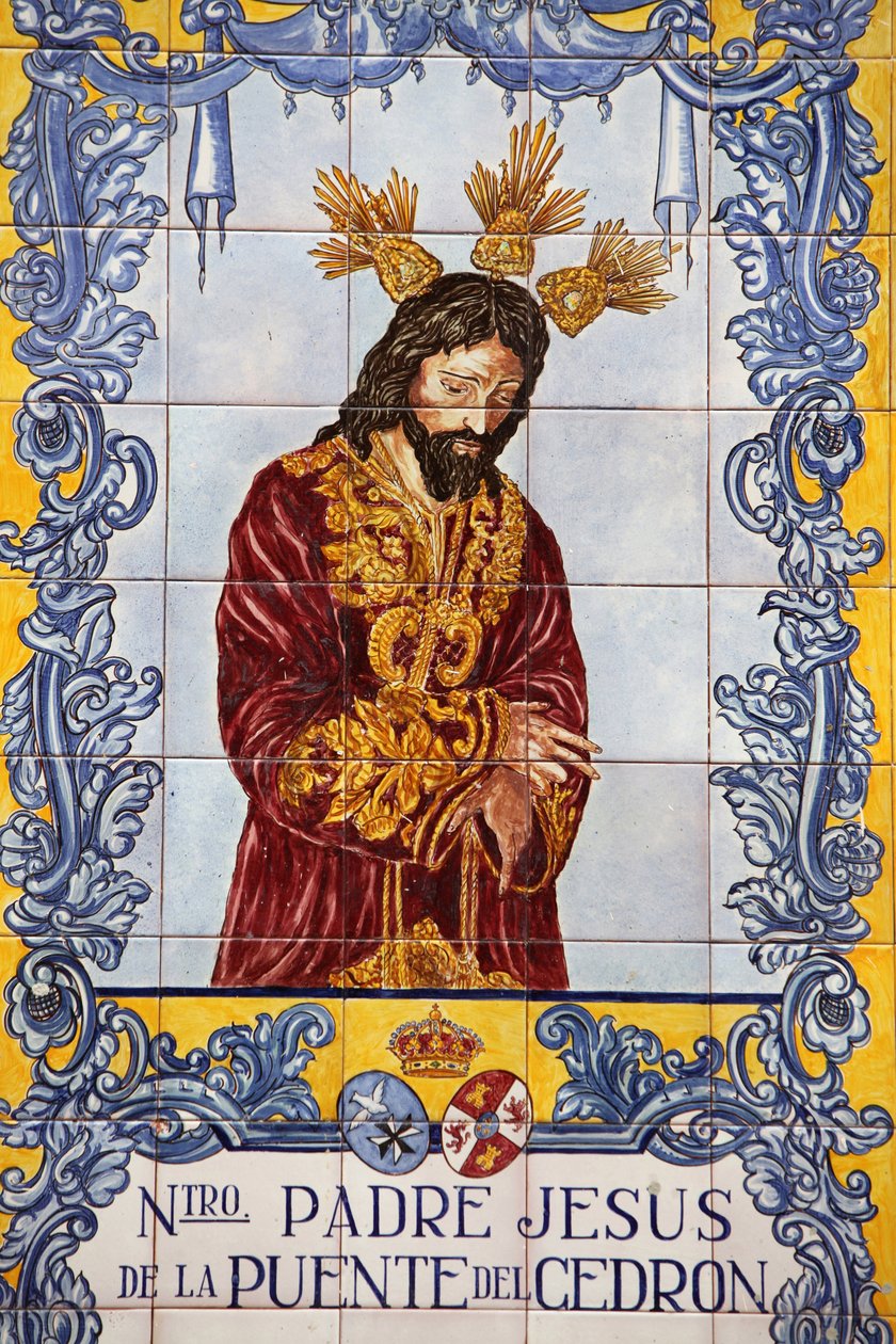 Azulejo-mosaiikkipaneeli Plaza de San Francisco Malagalla Espanjassa tekijältä Unbekannt