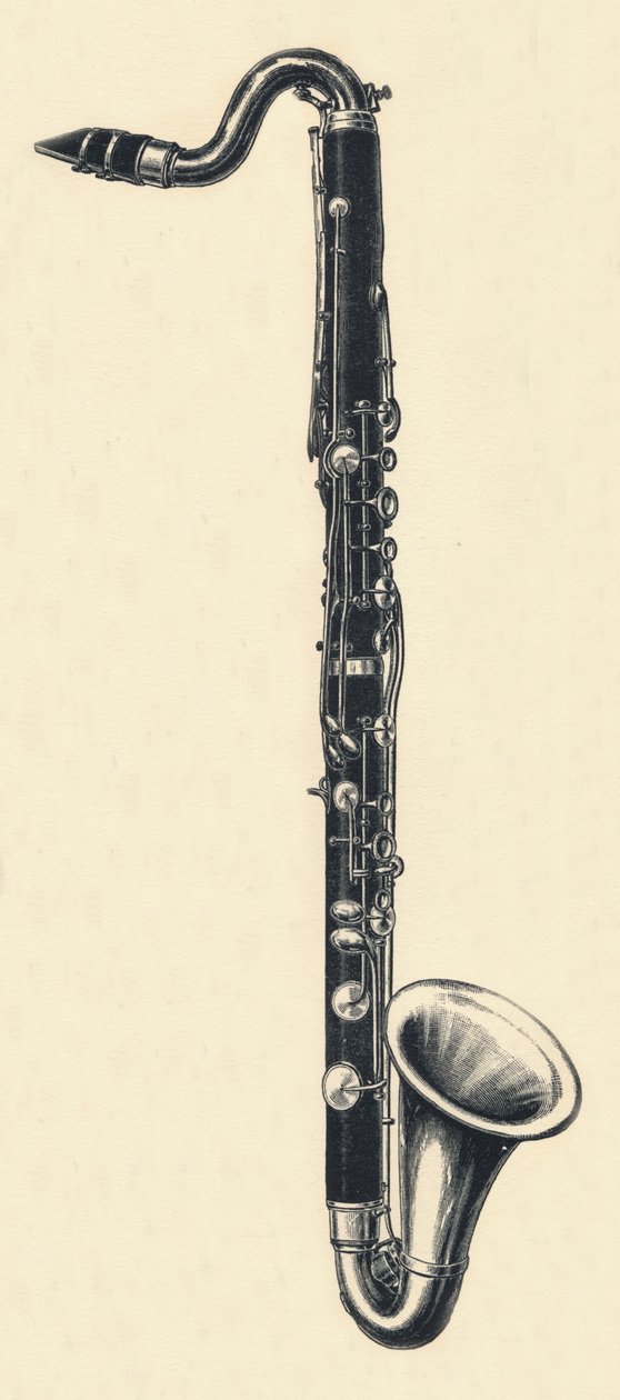 B Bassoklarinetti, 1895. tekijältä Unbekannt