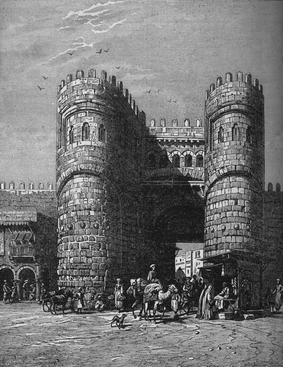 Bab-El-Footoh, Yksi Kairon porteista, 1878, c1882 tekijältä Unbekannt