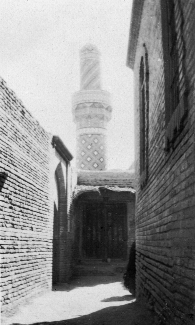 Backstreet ja vanha moskeija, Bagdad, Irak, 1917-1919 tekijältä Unbekannt
