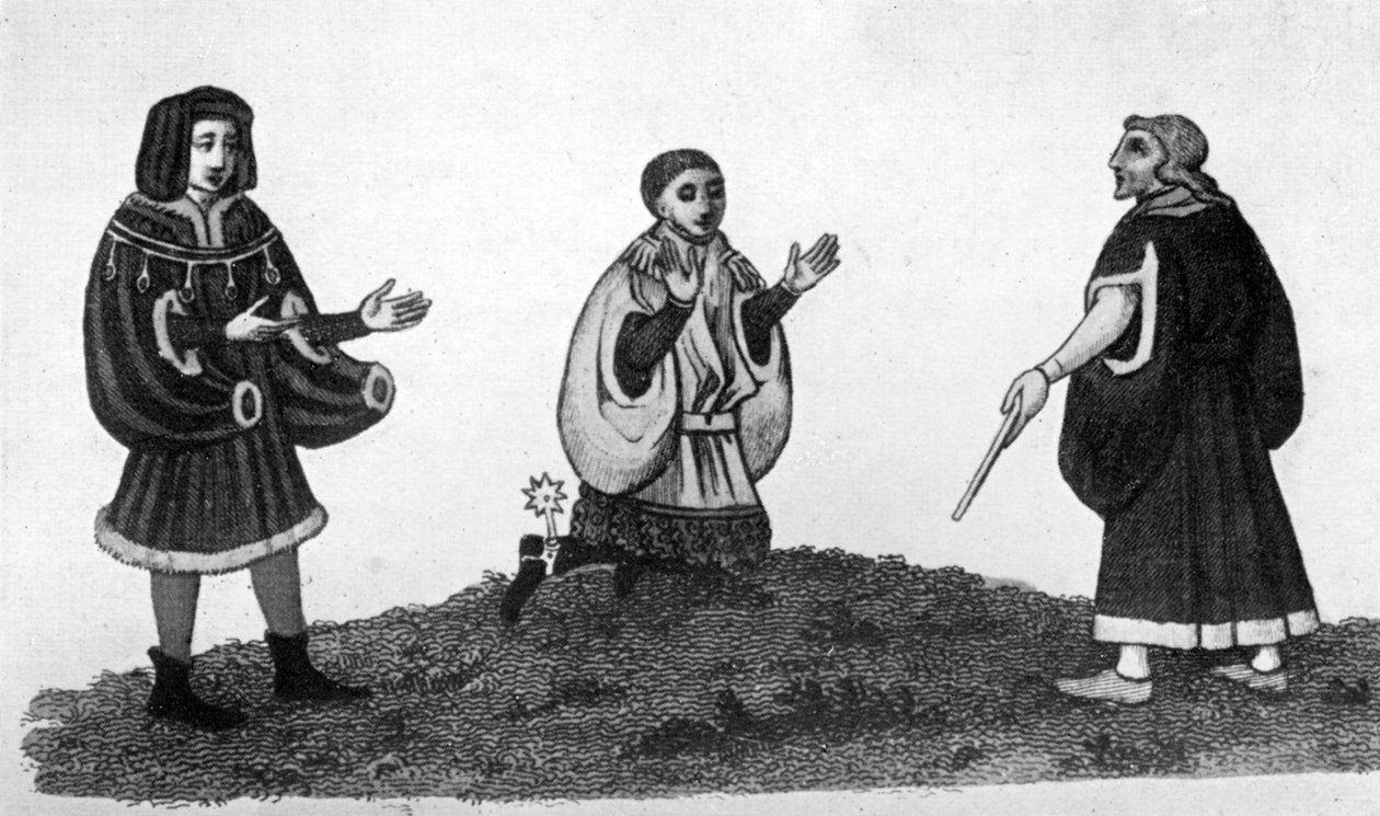 Laukun hihat, 1400-luku, 1910 tekijältä Unbekannt