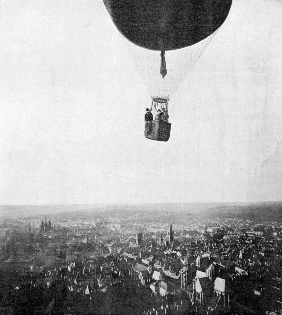 Aero Clubin ilmapallo, 18. maaliskuuta 1899 tekijältä Unbekannt