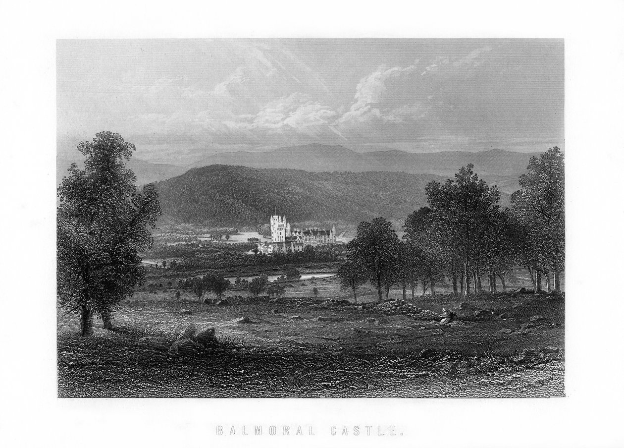 Balmoral Castle, Aberdeenshire, Skotlanti, 1899 tekijältä Unbekannt