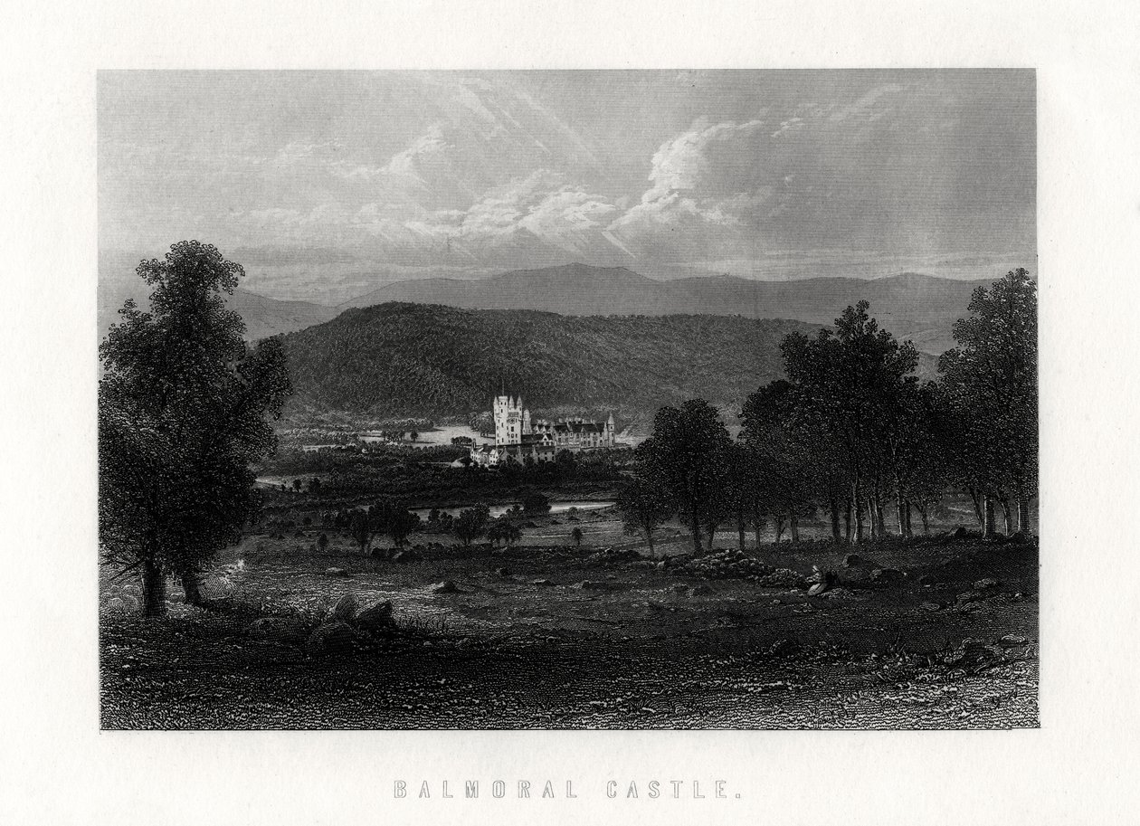 Balmoral Castle, Skotlanti, 1883 tekijältä Unbekannt
