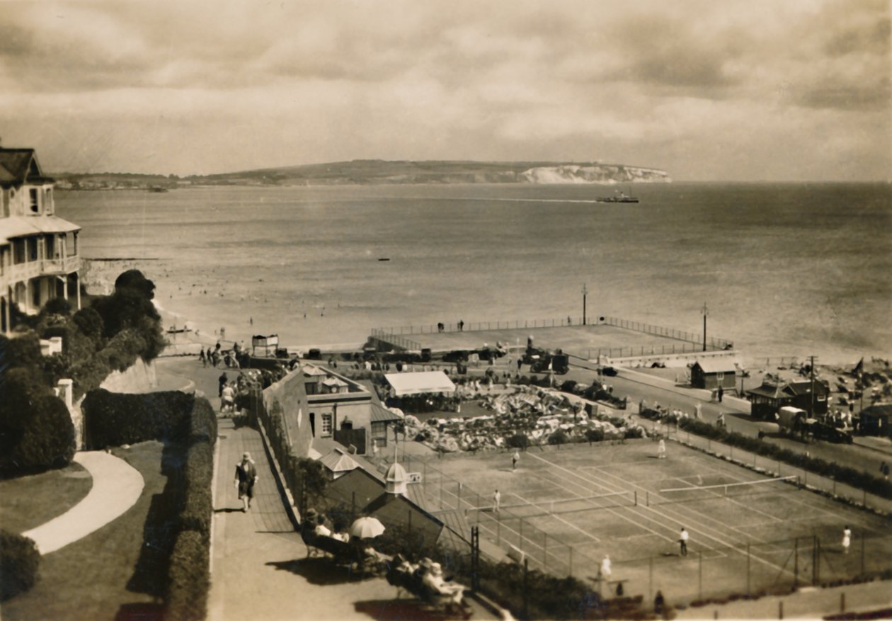 Bandstand & Tennis Courts, Shanklin, I.O.W., 1920. tekijältä Unbekannt