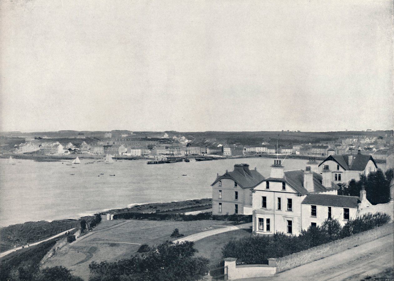 Bangor - Kaupunki ja lahti, Mornington Parkista, Princetonista, 1895 tekijältä Unbekannt