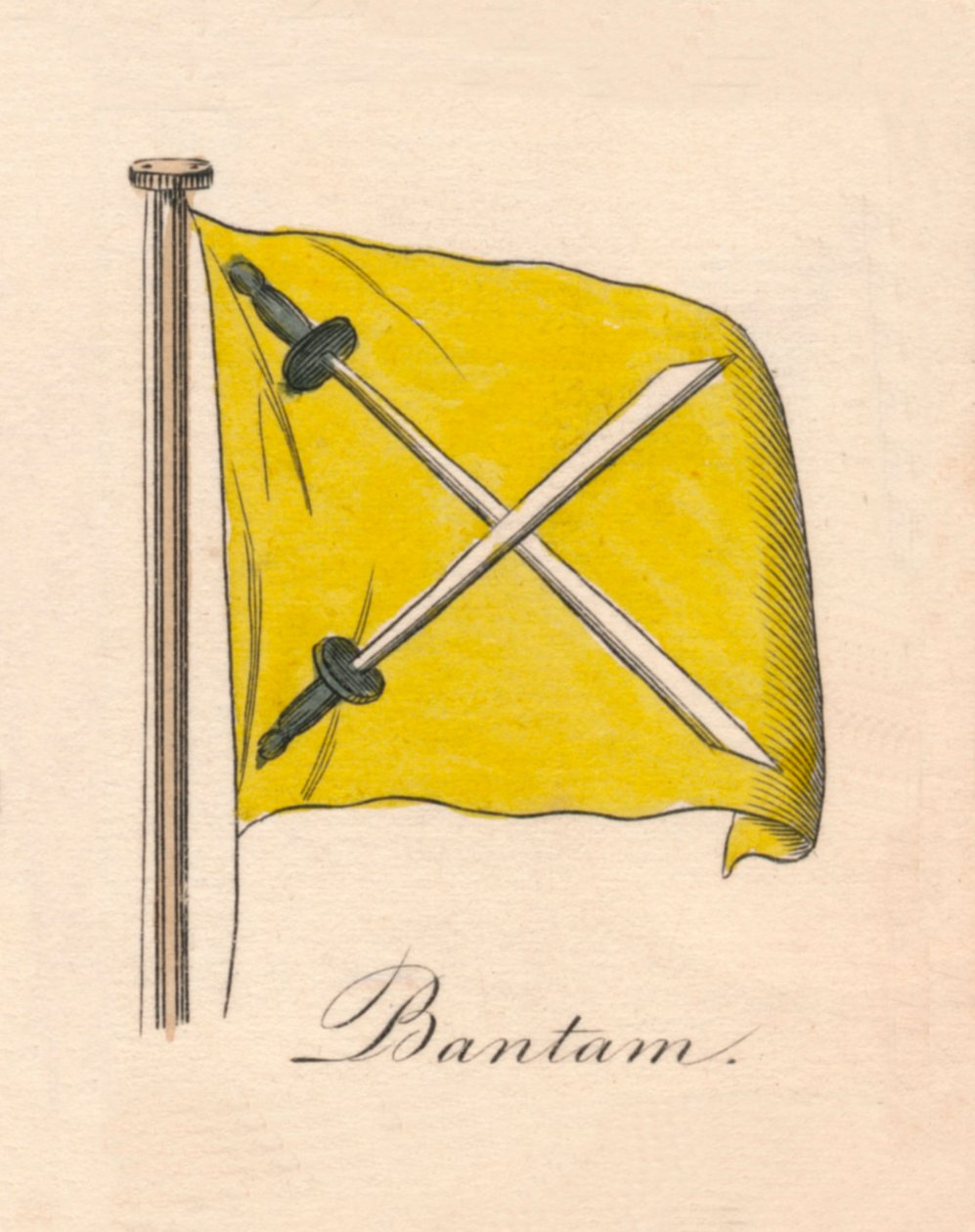 Bantam, 1838 tekijältä Unbekannt
